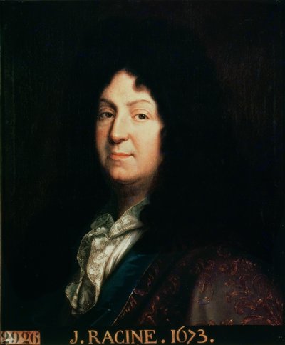 Portret van Jean Racine (1639-99) kopie van een origineel uit 1673, 1698 door Jean Baptiste Santerre